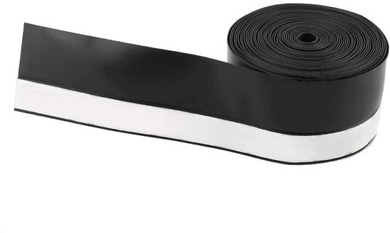 Afdichtstrip Selfadherente 5M 45mm - Silicone - Prevenzione Vent/Ombreggiamento - Colore: Marrone/Nero/Bianco - Adatto per Porta/Fenestra