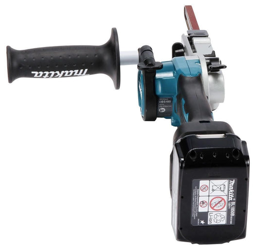 Makita DBS180Z levigatrice portatile Levigatrice per dettagli Nero, Blu