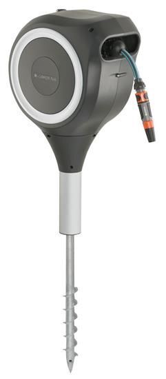 Gardena RollUp Avvolgitubo da terra Automatico Nero, Grigio