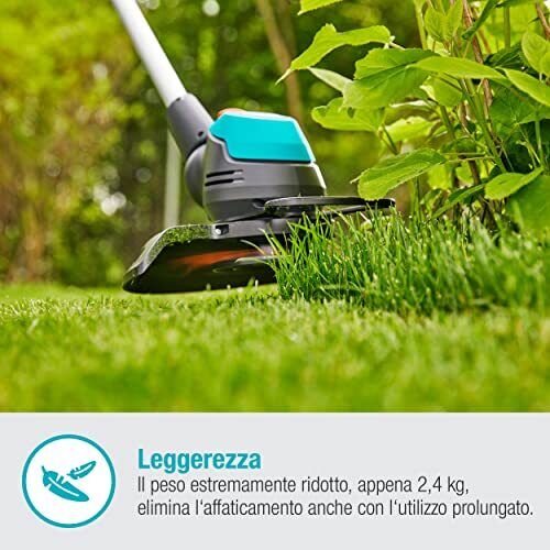 Gardena EasyCut 23/18V P4A 23 cm Batteria Nero, Blu, Arancione, Argento