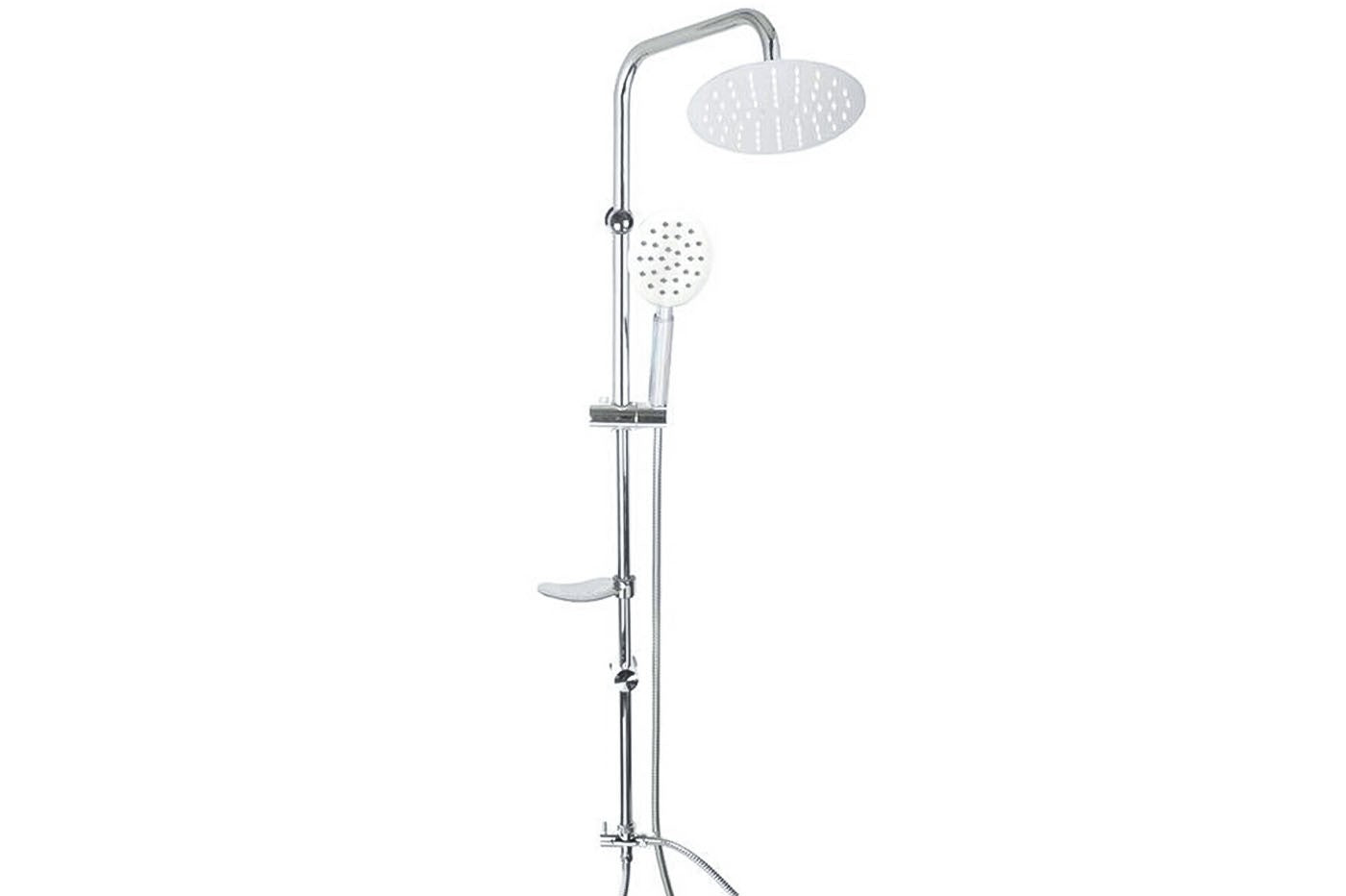 Colonna doccia completa in acciaio