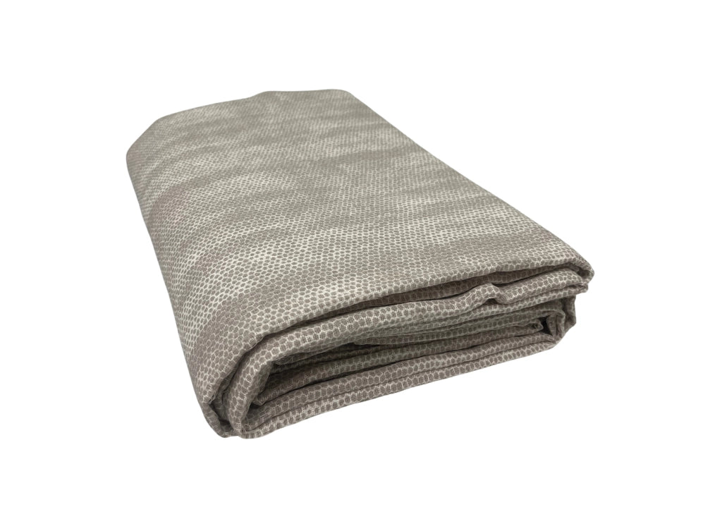 Copriletto Tessuto Piquet Primavera Estate In 100% Cotone Disegno Bon Bon - singolo - Beige