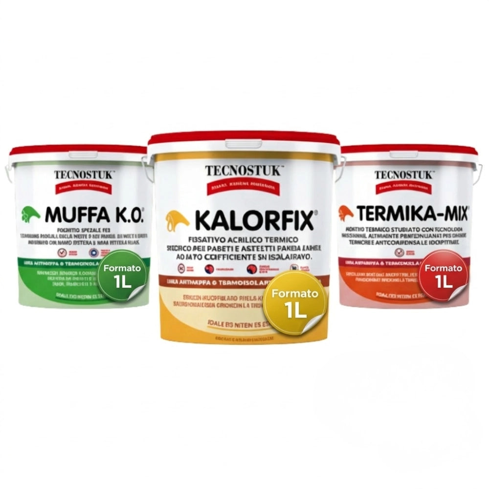 Kit professionale antimuffa tecnostuk per muffa poco radicata
