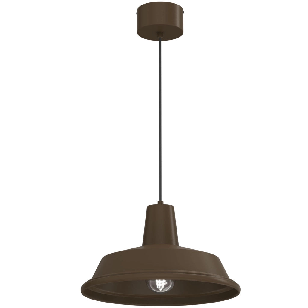 Lampada a sospensione industriale 1xE27 bruna Class Luminex