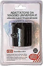 CFG E284 adattatore per presa di corrente Universale Nero