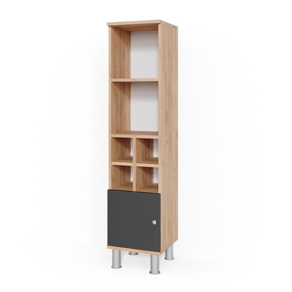 Mobiletto bagno Fynn Antracite 30 x 130.6 cm porta piccola Vicco