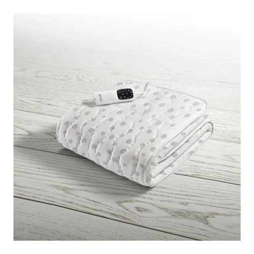 Imetec scaldasonno adapto piazza e mezza 150 x 120 cm, basso consumo, tecnologia brevettata, riscaldamento rapido, temperatura personalizzata, 100 % cotone, made in italy, comando con 6 temperature - 16633