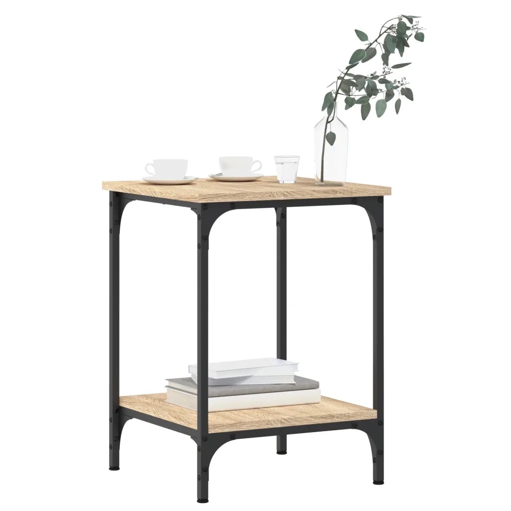 Tavolino da Salotto Rovere Sonoma 40x40x55 cm Legno Multistrato 832824