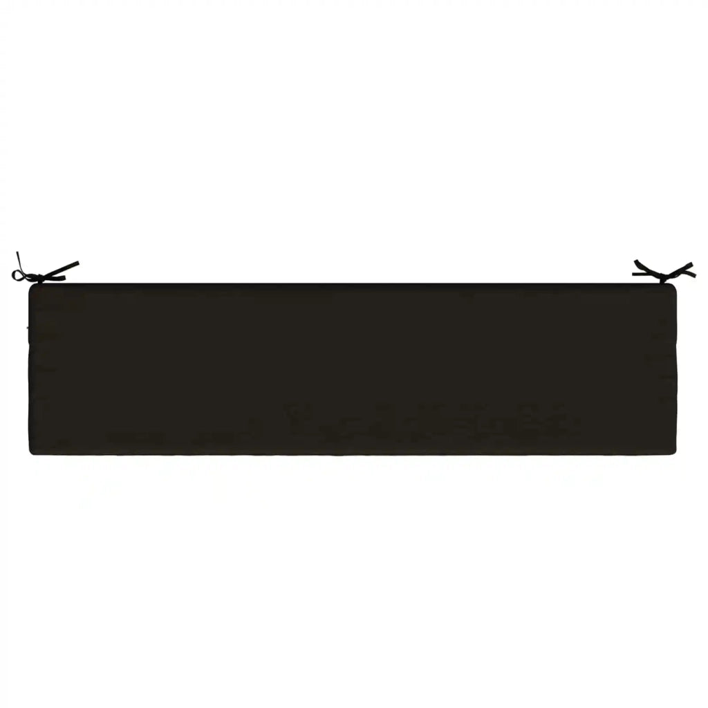 Cuscini per Panchina a 2 Pezzi SOEST 2 pz 100% Poliestere Nero 949849