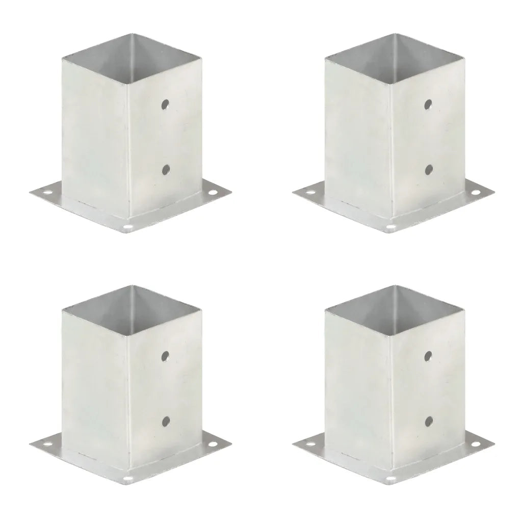 Ancoraggi Pali 4 pz in Metallo Zincato 101 mm cod mxl 58248