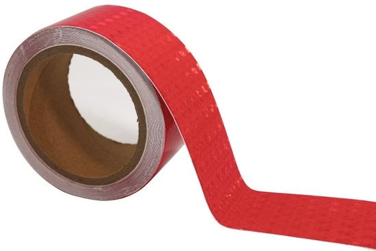Telaio di sicurezza 10 m x 5 cm - Alta intensità - Impermeabile/Resistente all'usura - Cintura di sicurezza - Per biciclette/Veicoli - Disegno a miele - Telaio di sicurezza