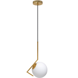 Lampada Da Soffitto Pensile Moderno Oro Di Vetro APP429-1CP