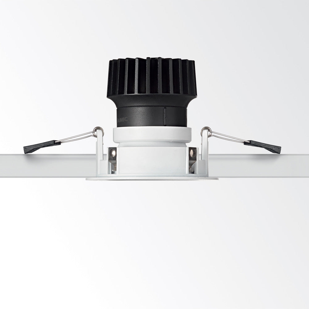 Frame Round Dynamic Alluminio Bianco