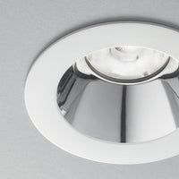 Frame Round Dynamic Alluminio Bianco