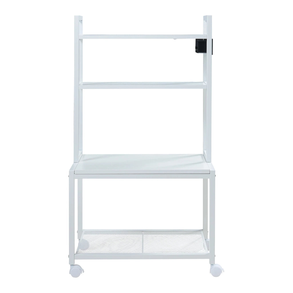 Supporto per stampante con ruote 100 x 55 x 38 cm bianco 03_0010705