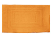 Tappeto Casa Bagno Morbido 50x65cm Tinta Unita 100% Cotone Modello Sophie - Tappeto - Arancio