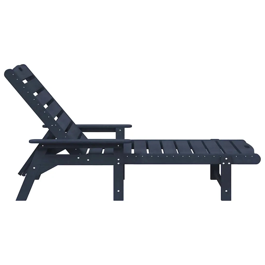Lettino da sole 2 pcs Navy 195,5 x 53 x 98,5 cm Polietilene 3335851