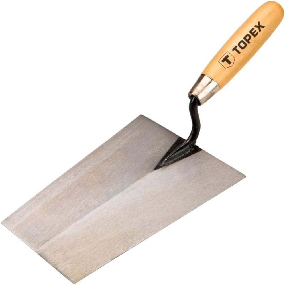 Topex 13a119 cazzuola trapezioid idale, 200 x 140 mm