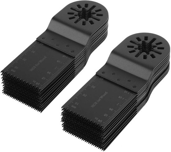 Set di Lame per Segare 20 pezzi - Multitool Oscillante - Materiale HCS - Coltellini Professionali - Tagli Precisi - Duraturo e Resistente