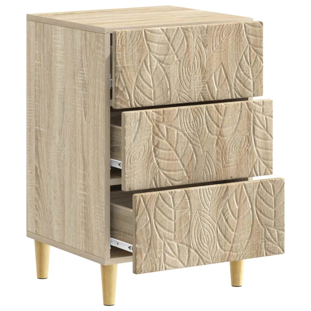 Comodino Rovere Sonoma 43 x 39,5 x 66,5 cm Legno ingegnerizzato 895017
