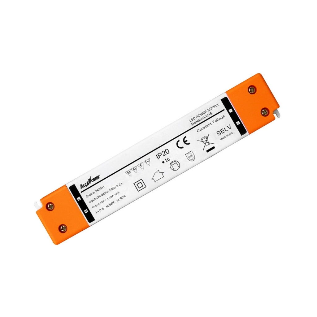 Alimentatore Switching IP20 12V 15W 1.25A
