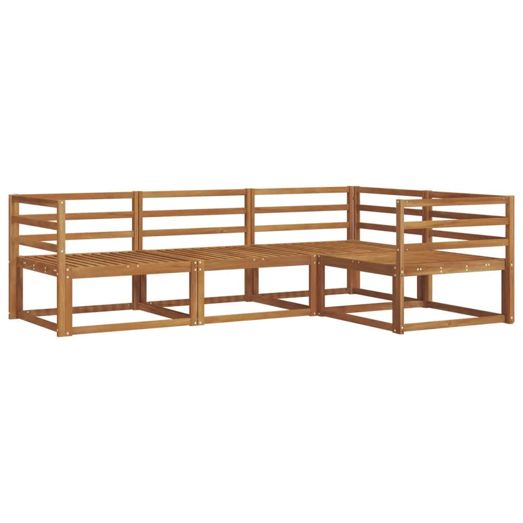 Set di divani da esterno 4 pcs Naturale 3367492