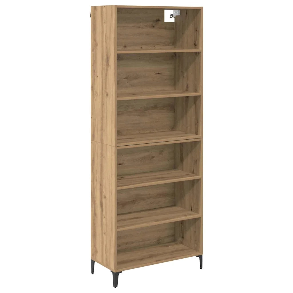 Credenza-Buffet-Armadio da cucina Rovere artigianale 69,5 x 34 x 180 cm 404525