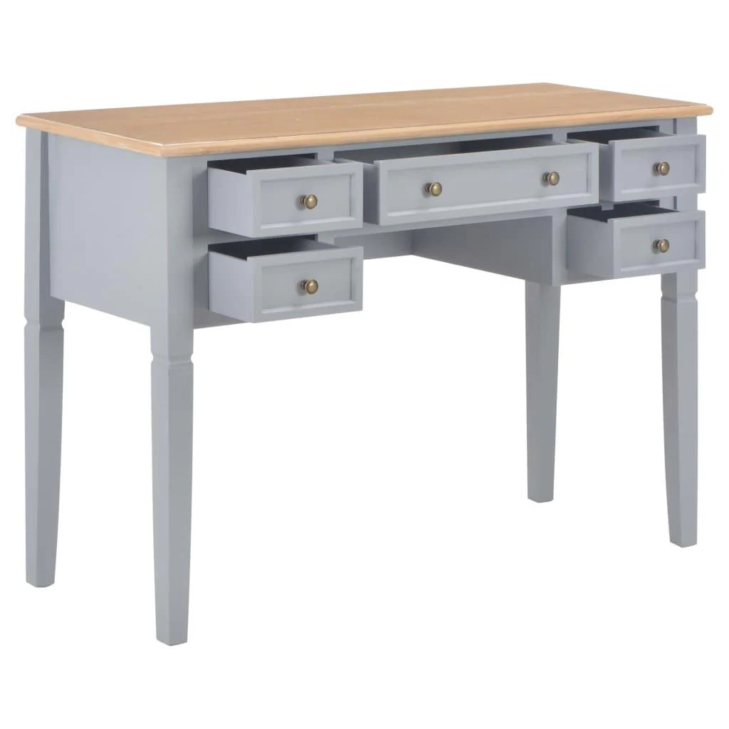 Scrivania/tavolo da lavoro per computer grigio 109,5 cm legno 0502121