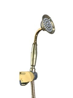 Miscelatore doccia esterno dorato oro completo,set doccia