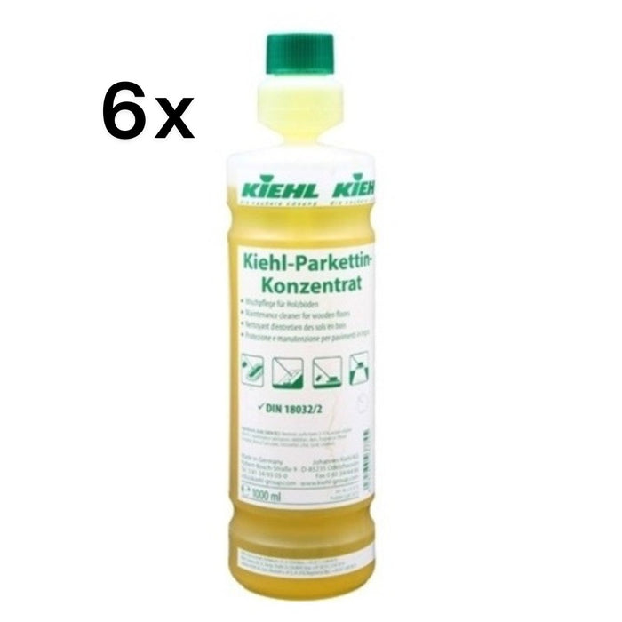 Parkettin Konzentrat 6 Pezzi x 1 L, Detergente Legno Protettivo Lucidante | Kiehl