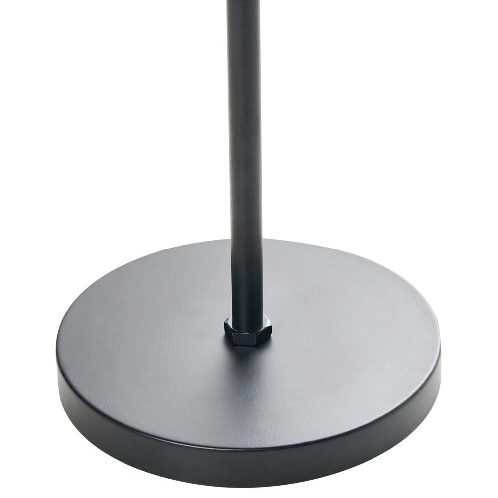 Lampada da terra solare per esterni grigia in materiale sintetico con base in ferro LED da giardino e patio a basso consumo energetico