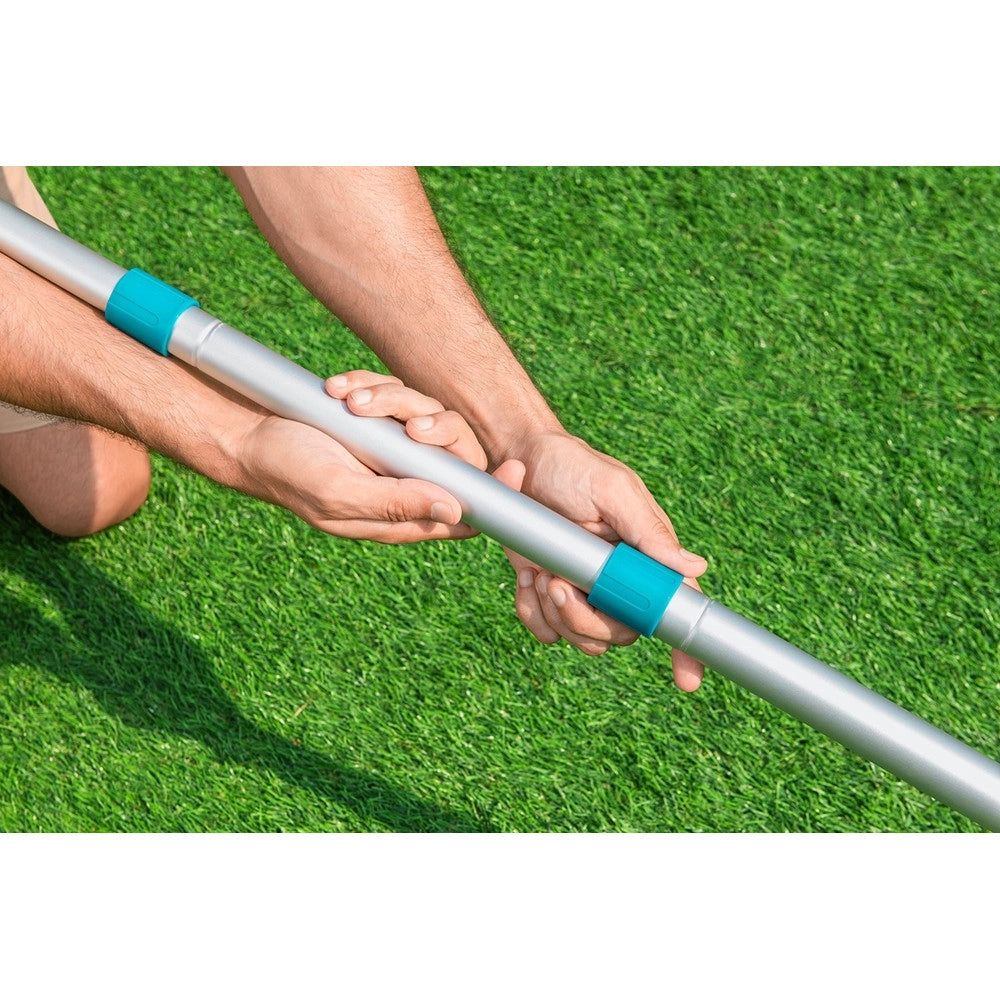 Trade Shop - Asta Telescopica Attacco Universale A 2 Sezioni Da 360cm Retino Aspiratori 58279 -