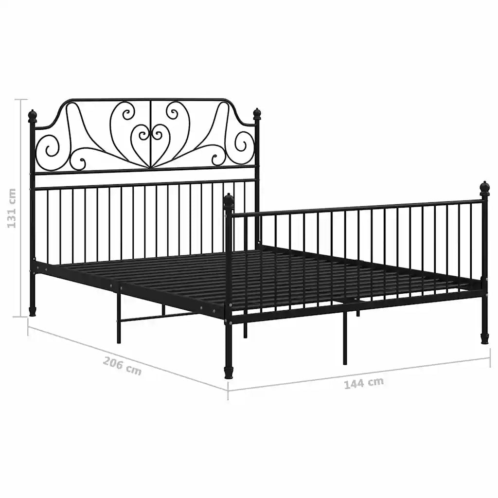 Giroletto Nero in Metallo 140x200 cm cod mxl 39828