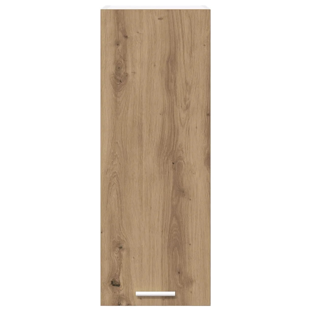 Armadio pensile Rovere Artigiano e Bianco 30 x 31 x 80 cm 884256