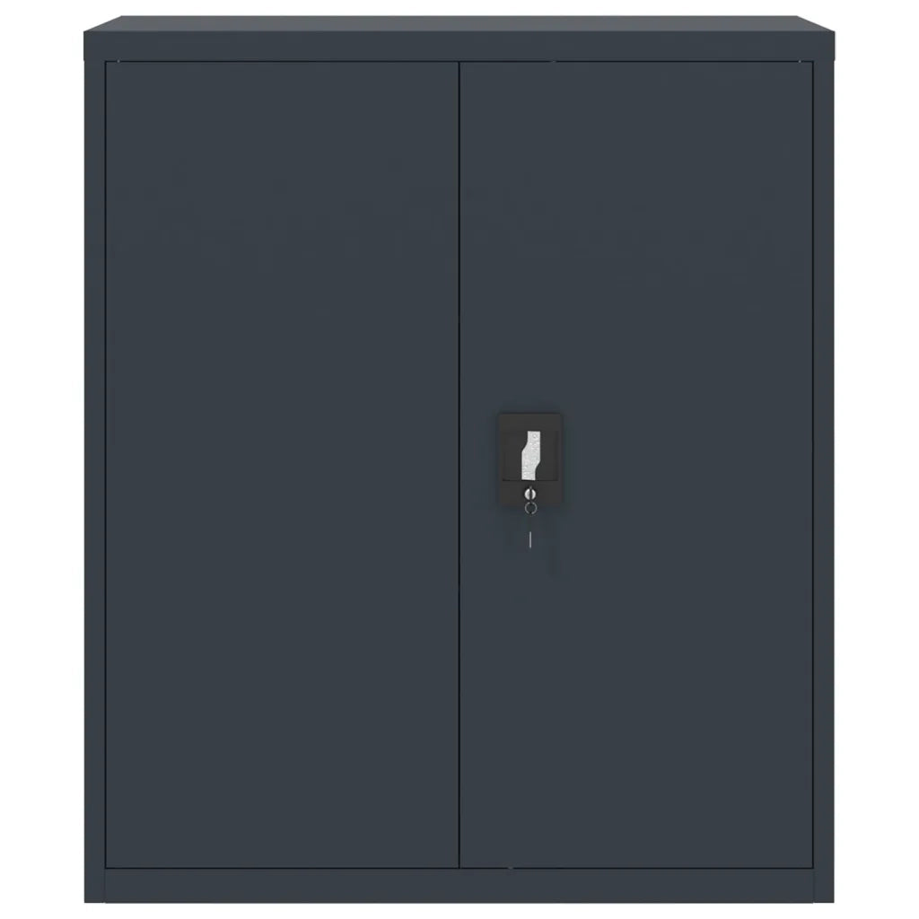 Armadio Classificatore Antracite 90x40x105 cm in Acciaio