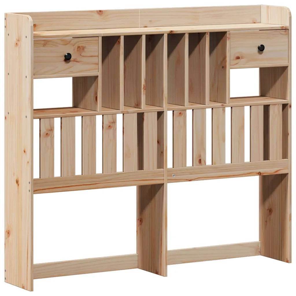 Letto Libreria senza Materasso 135x190 cm in Legno di Pino 3308936