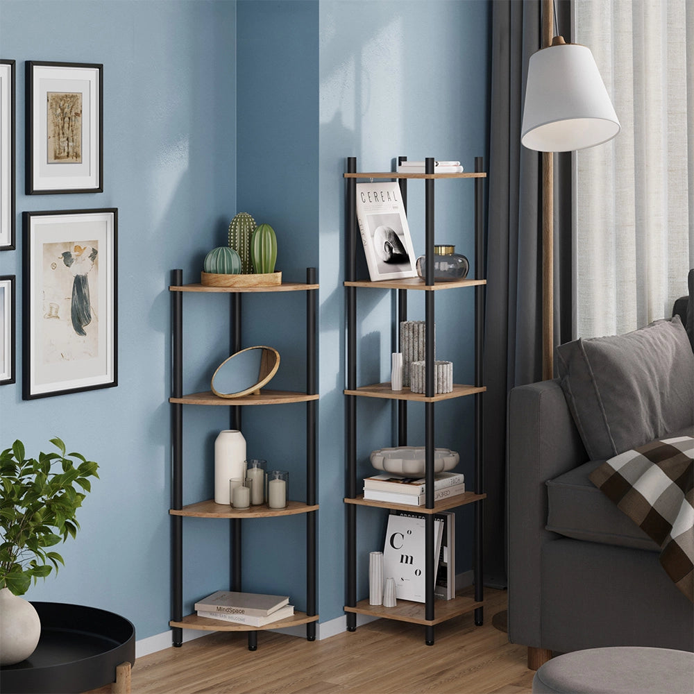 Vicco Libreria Quercia dorata/antracite 30 x 133 cm 5 ripiani
