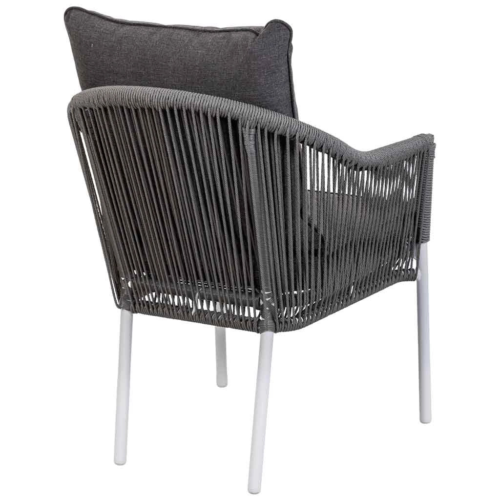 Set divano tavolo e 2 poltrone grigio 90x50x40, 58x65x84, 117x65x84