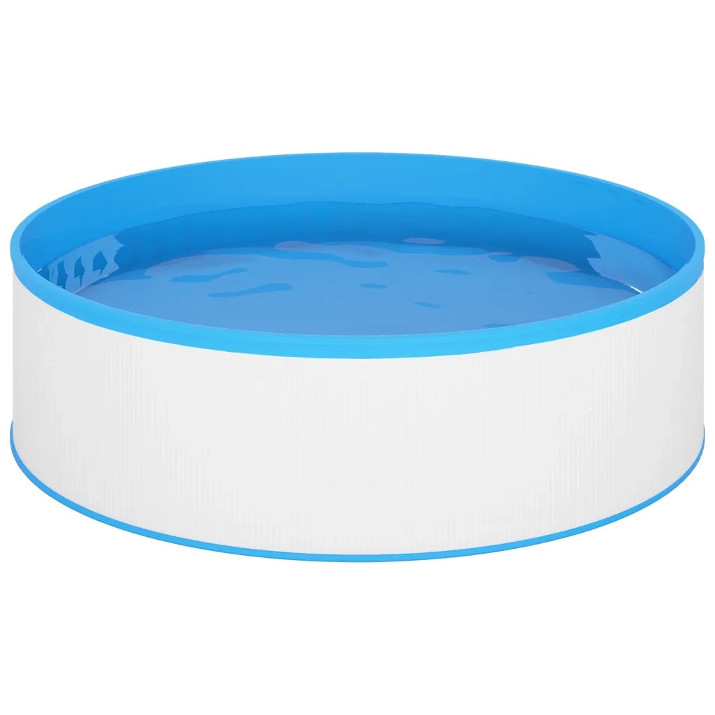 Piscina Fuori Terra 350x90 cm Bianca 92807