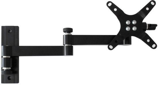 Supporto per schermo TV per camper, caravan - rotativo, inclinabile, estensibile - per schermo LED LCD da 13-32 pollici con VESA 75 100 nero Model: L52B