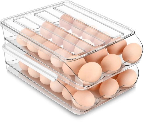 Elettrodomestico per conservazione degli uova - Massimizza lo spazio - 36 pezzi - Materiale BPA-free