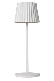 Lampada da tavolo outdoor bianca LED 2W ricaricabile Lucide