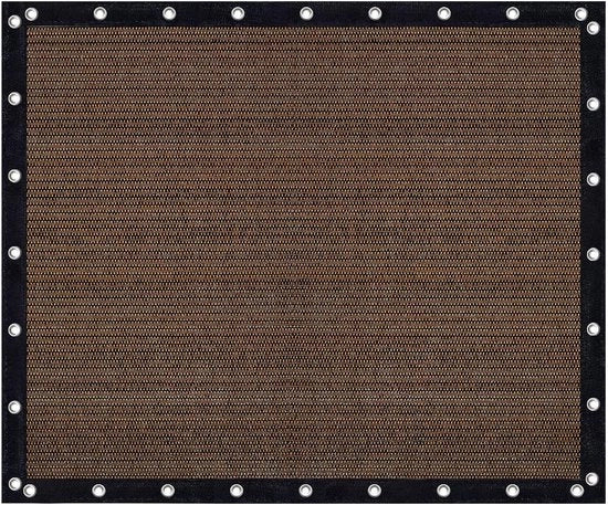 Schermo di Ombra per Esterno, Reticolo per la Privacy, Schermo per Giardino, Schermo per Balcone, Copertura per Patio, Pergola, Luogo di Riparo (1*5m) - marrone