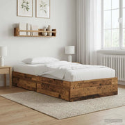 Telaio del letto con storage Legno antico 80 x 200 cm 3429592