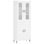Buffet credenza cassettiera mobiletto mobile contenitore organizer cucina soggiorno salotto alto 69,5 x 34 x 180 cm legno ingegnerizzato bianco 02_0032569