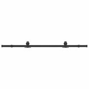 Kit di Binari per Porte Scorrevoli 183 cm Acciaio Nero CFW1558851