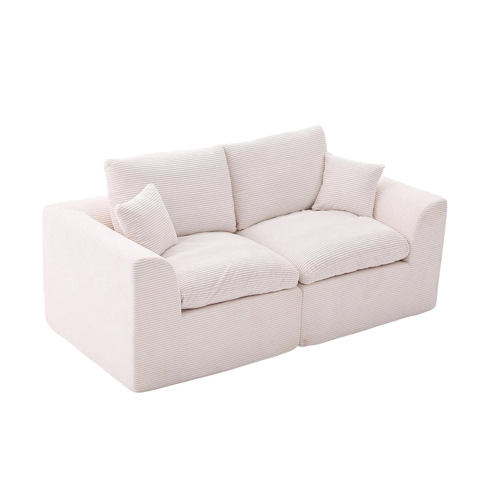 Divano moderno due posti - Xylo - Tessuto, minimalista, stile nordico