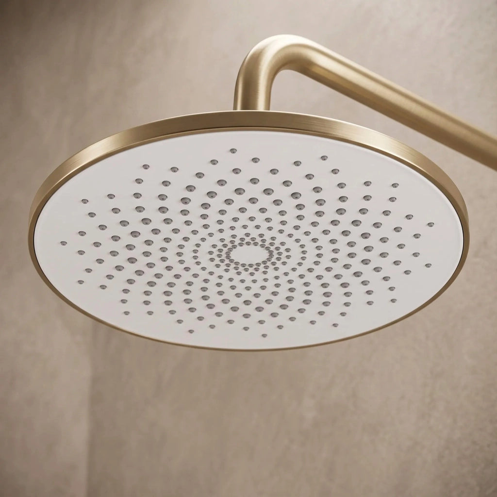 Soffione Doccia Rotondo Rea Js-021 Gold Brush