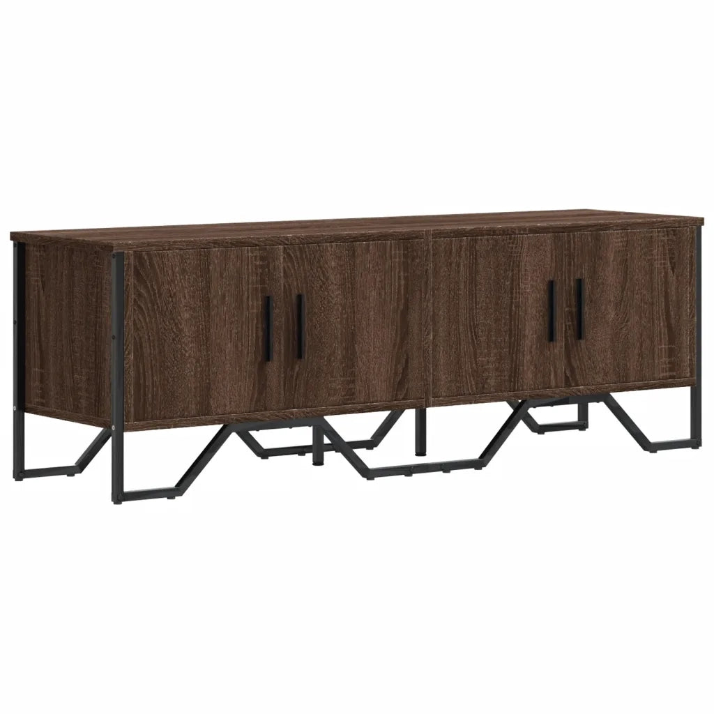 vidaXL Mobile Porta TV Rovere Marrone 122x34x41cm in Legno Multistrato