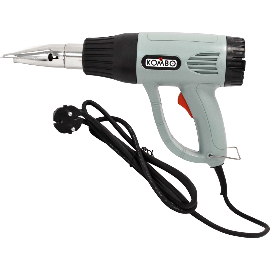 Pistola Termica 2000W KOMBO – Potenza e Precisione per Tutti i Lavori di Termoretrazione e Sverniciatura